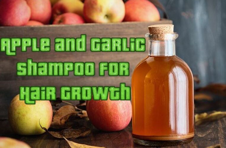 Natural shampoo Using Apple Juice and Garlic